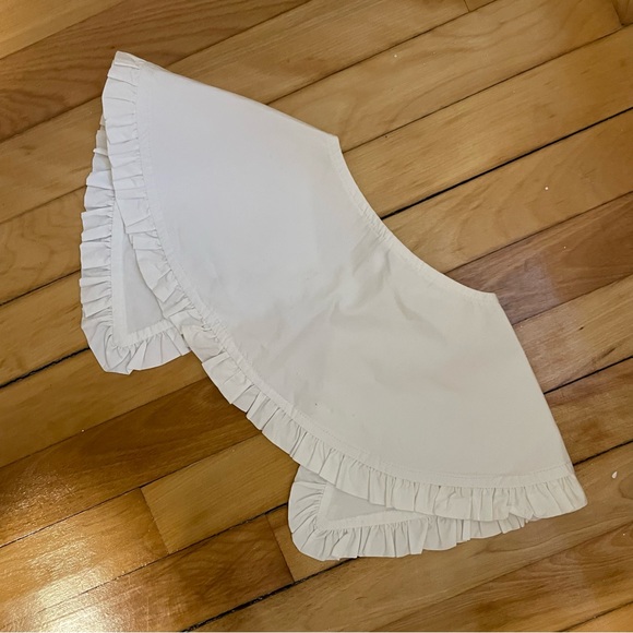 Ganni White Poplin Collar - Picture 2 of 2